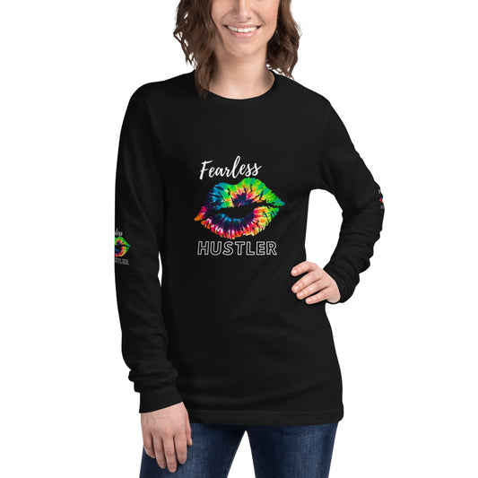 Fearless HUSTLER Long Sleeve Tee - Fearless Confidence Coufeax™