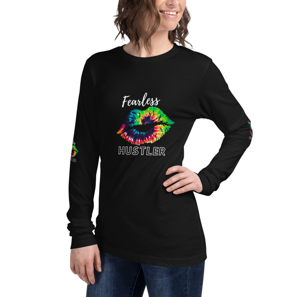 Fearless HUSTLER Long Sleeve Tee - Fearless Confidence Coufeax™