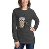 Fashion Girl Coffee Cup Long Sleeve Tee - Fearless Confidence Coufeax™