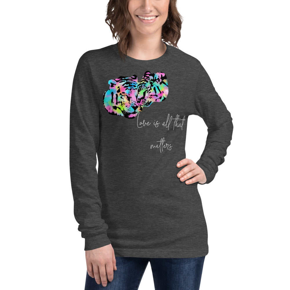 Love is All that Matters Long Sleeve Tee - Fearless Confidence Coufeax™