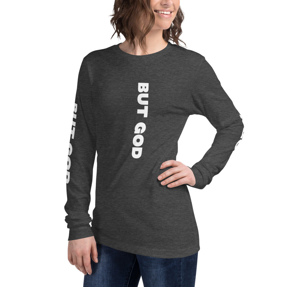 But God Long Sleeve Tee - Fearless Confidence Coufeax™