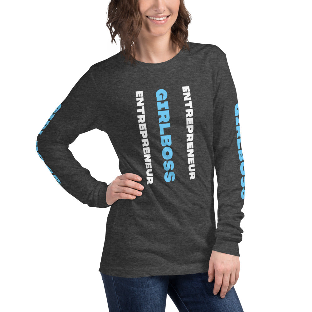 GIRLBOSS Entrepreneur Long Sleeve Tee - Fearless Confidence Coufeax™