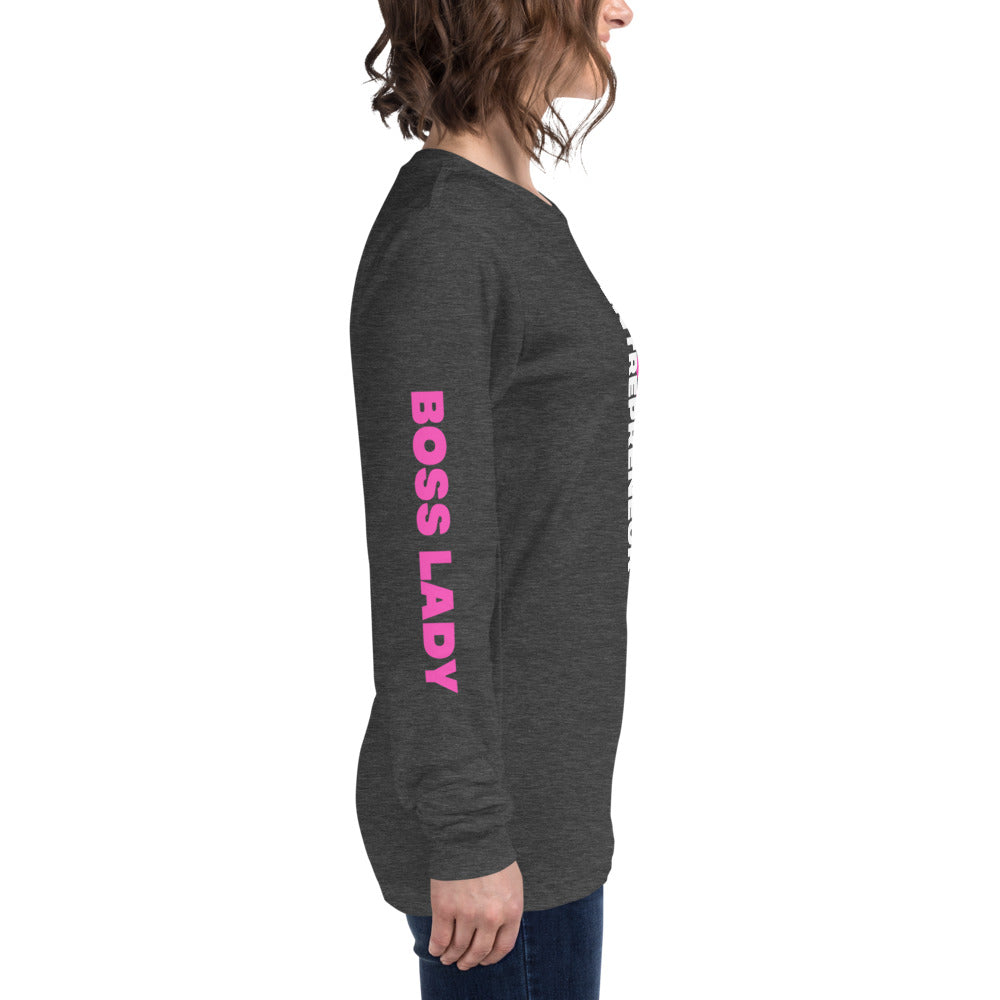 Boss Lady Long Sleeve Tee - Fearless Confidence Coufeax™