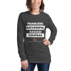 Fearless Successful  Badass Coufex Long Sleeve Tee - Fearless Confidence Coufeax™