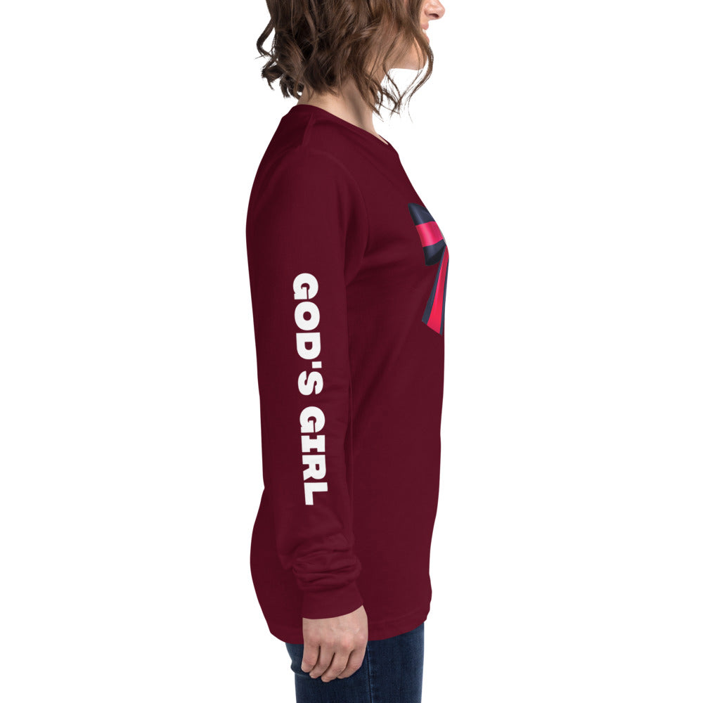 GOD'S GIRL Long Sleeve Tee - Fearless Confidence Coufeax™