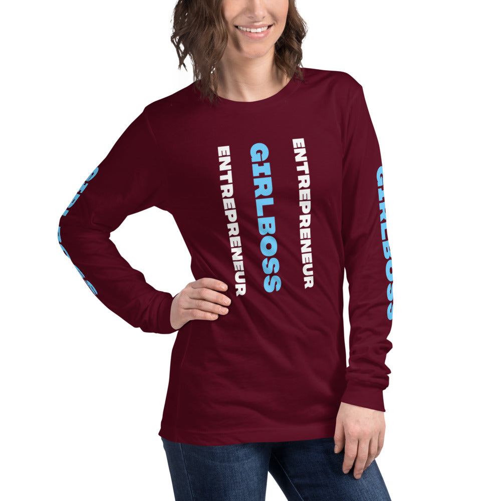 GIRLBOSS Entrepreneur Long Sleeve Tee - Fearless Confidence Coufeax™