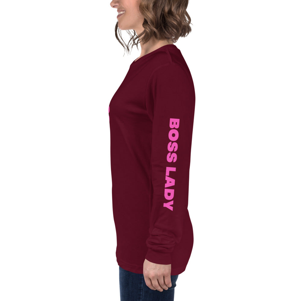 Boss Lady Long Sleeve Tee - Fearless Confidence Coufeax™