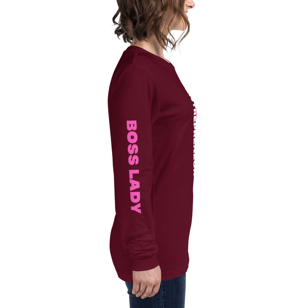 Boss Lady Long Sleeve Tee - Fearless Confidence Coufeax™