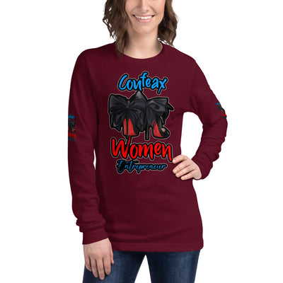 COUFEAX WOMAN ENTREPRENEUR Long Sleeve Tee - Fearless Confidence Coufeax™