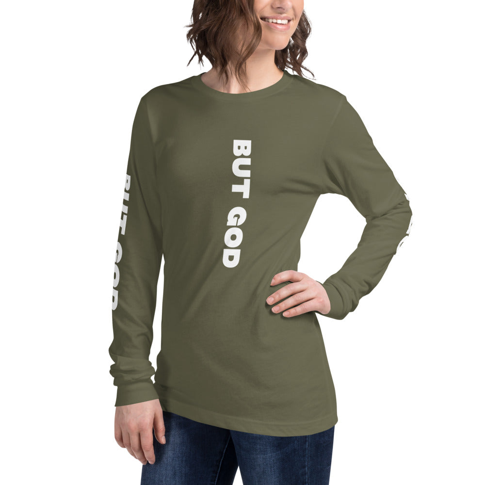 But God Long Sleeve Tee - Fearless Confidence Coufeax™