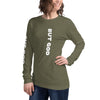 But God Long Sleeve Tee - Fearless Confidence Coufeax™