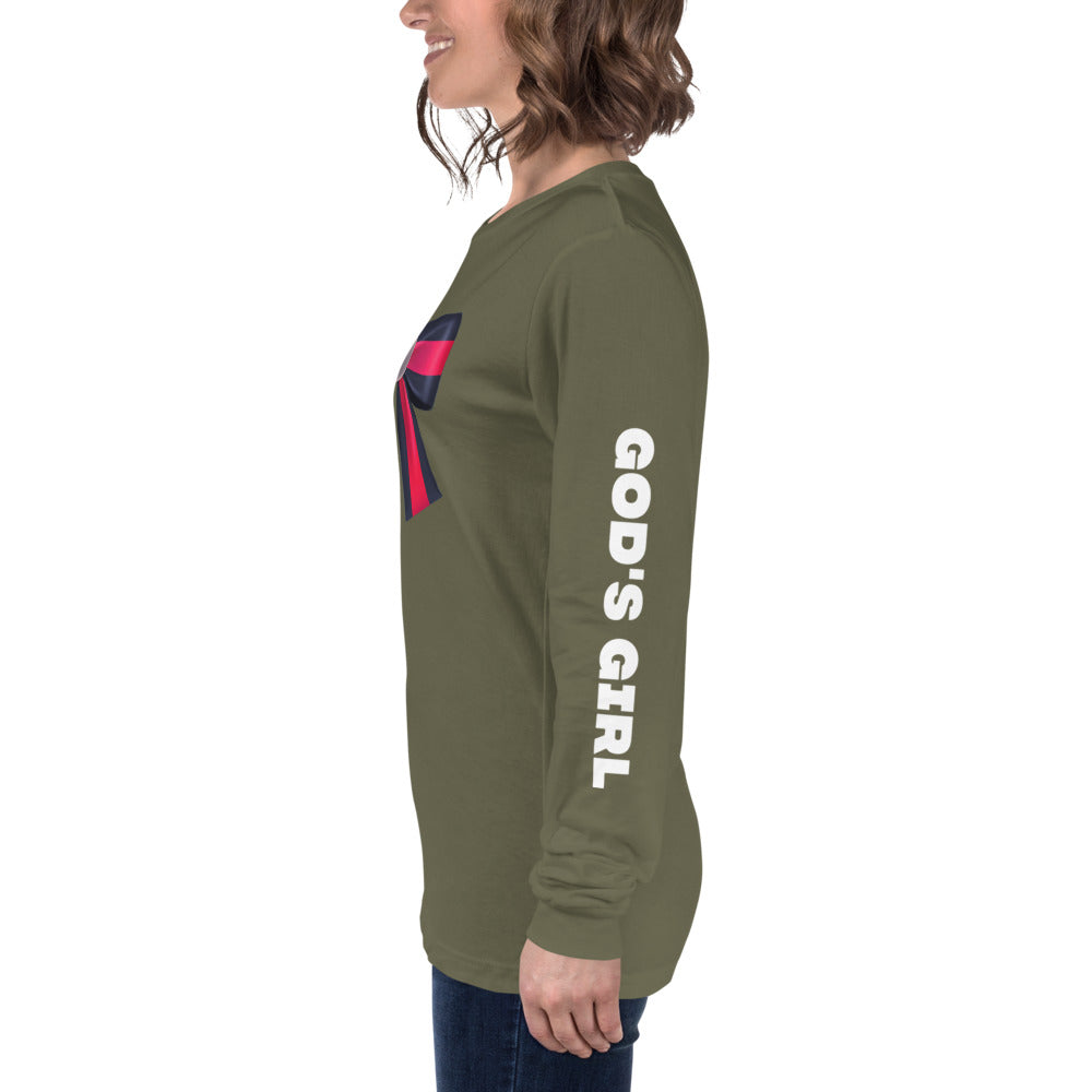 GOD'S GIRL Long Sleeve Tee - Fearless Confidence Coufeax™