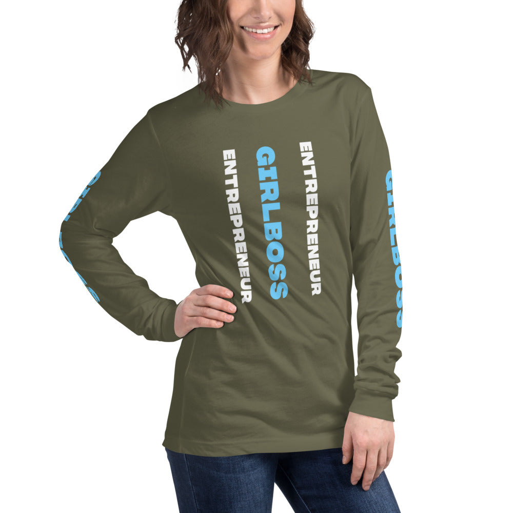 GIRLBOSS Entrepreneur Long Sleeve Tee - Fearless Confidence Coufeax™