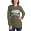 Fearless Successful  Badass Coufex Long Sleeve Tee - Fearless Confidence Coufeax™