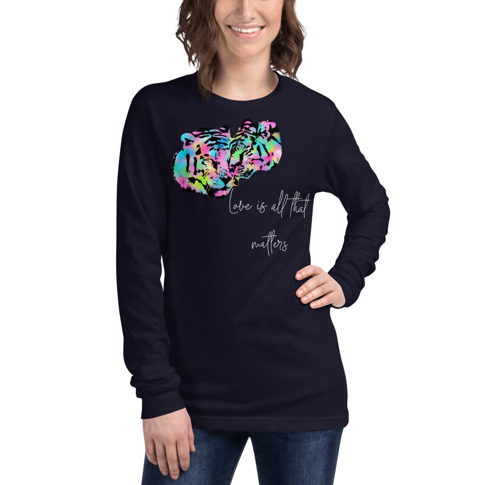 Love is All that Matters Long Sleeve Tee - Fearless Confidence Coufeax™