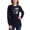 Pearl NecklaceLong Sleeve Tee - Fearless Confidence Coufeax™