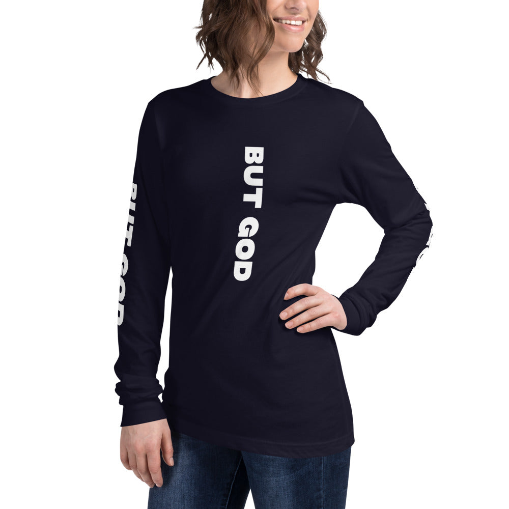 But God Long Sleeve Tee - Fearless Confidence Coufeax™