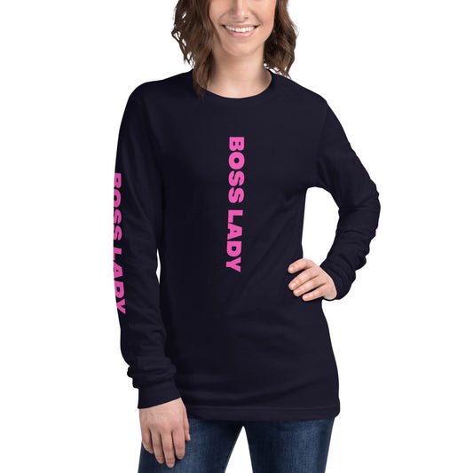 Boss Lady  Long Sleeve Tee - Fearless Confidence Coufeax™