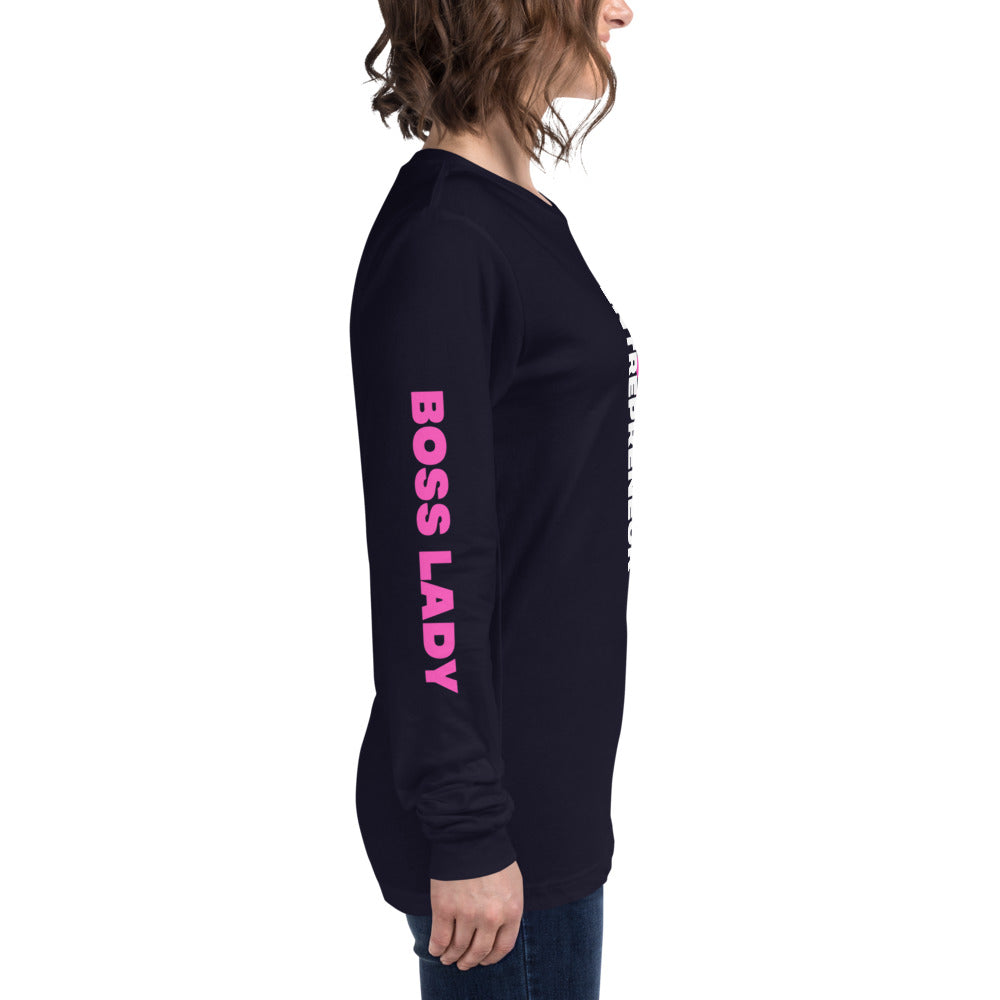 Boss Lady Long Sleeve Tee - Fearless Confidence Coufeax™