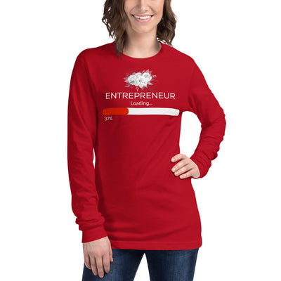ENTREPRENEUR LOADING Long Sleeve Tee - Fearless Confidence Coufeax™