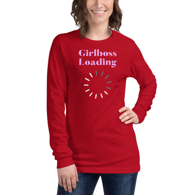 Girlboss LOADING Long Sleeve Tee - Fearless Confidence Coufeax™