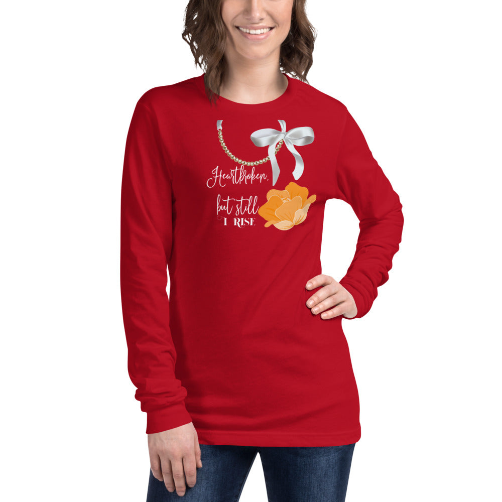 Necklace Long Sleeve Tee - Fearless Confidence Coufeax™