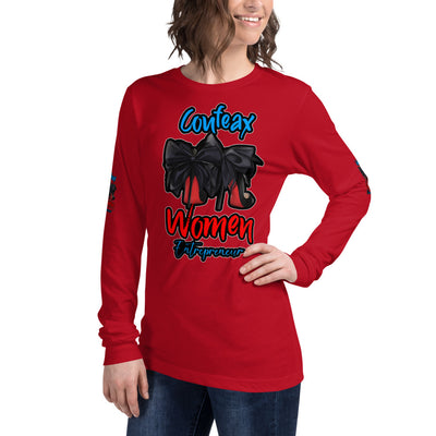 COUFEAX WOMAN ENTREPRENEUR Long Sleeve Tee - Fearless Confidence Coufeax™