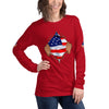 Dieheart American July 4th Long Sleeve Tee - Fearless Confidence Coufeax™