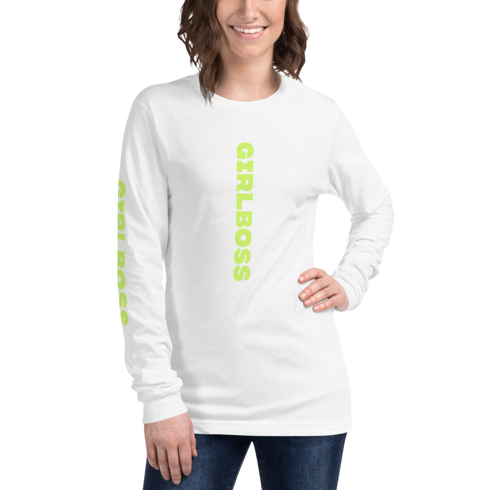 Girlboss Entrepreneur Long Sleeve Tee - Fearless Confidence Coufeax™