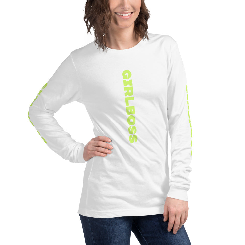 Girlboss Entrepreneur Long Sleeve Tee - Fearless Confidence Coufeax™