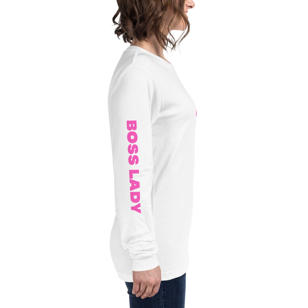 Boss Lady Long Sleeve Tee - Fearless Confidence Coufeax™