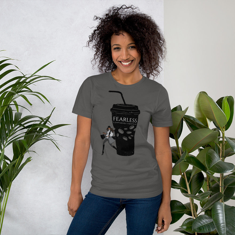 Fashion Girl Coffee Cup T-Shirt - Fearless Confidence Coufeax™