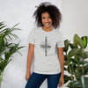 COUFEAX MINIMALIST CROSS Short-Sleeve  T-Shirt - Fearless Confidence Coufeax™