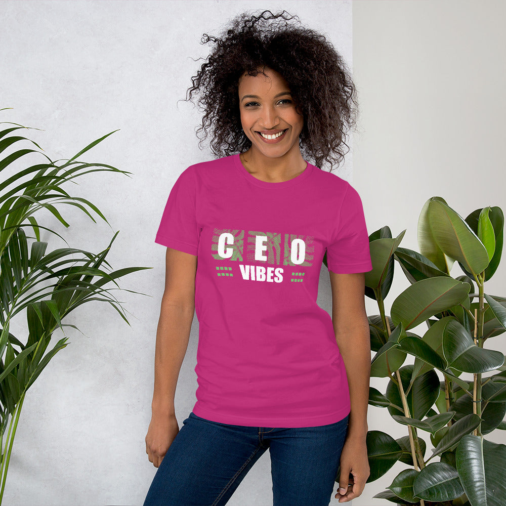 C.E.O. VIBES Short-Sleeve T-Shirt - Fearless Confidence Coufeax™