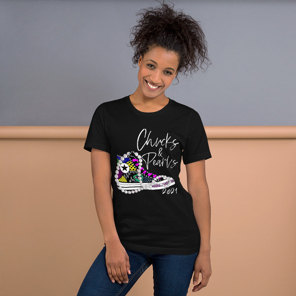 Chucks & Pearls 2021 T-Shirt - Fearless Confidence Coufeax™