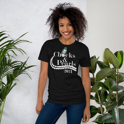 CHUCKS & PEARLS T-Shirt - Fearless Confidence Coufeax™