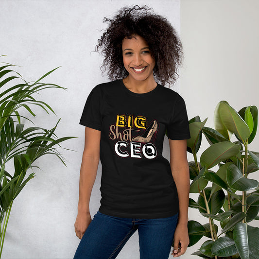 Big Shot CEO Short-Sleev T-Shirt - Fearless Confidence Coufeax™