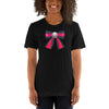 Pearl Colorblock Bow T-Shirt - Fearless Confidence Coufeax™