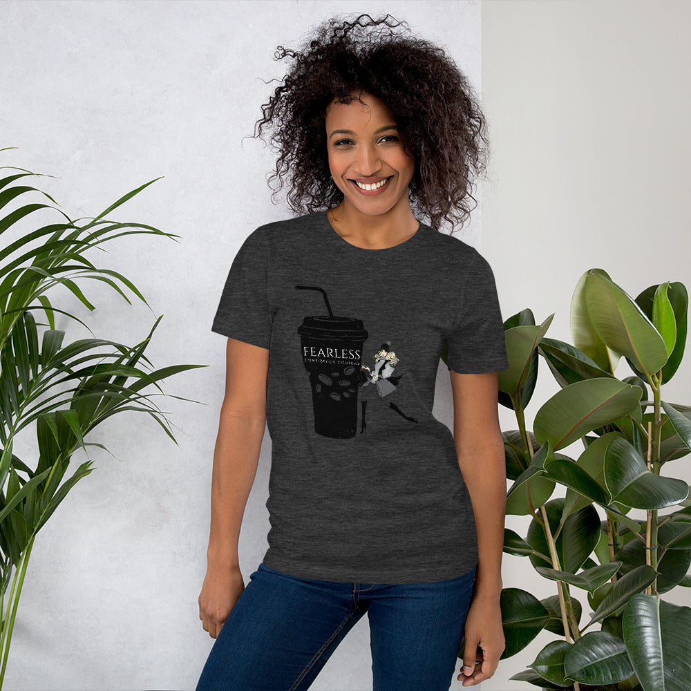 Fashiongirl Coffees Cup T-Shirt - Fearless Confidence Coufeax™