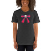 Pearl Colorblock Bow T-Shirt - Fearless Confidence Coufeax™