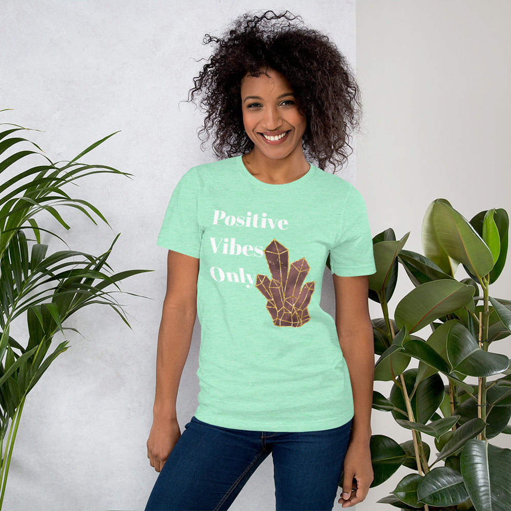 POSITIVE VIBES ONLY T-Shirt - Fearless Confidence Coufeax™