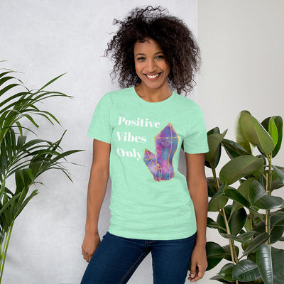 Positive Vibes  Only T-Shirt - Fearless Confidence Coufeax™