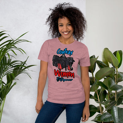 COUFEAX Woman Entrepreneur Short-Sleeve T-Shirt - Fearless Confidence Coufeax™