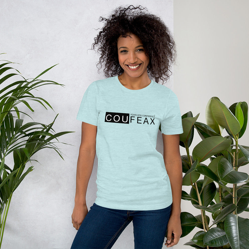 FEAR/LESS CONFIDENCE COUFEAX Short-Sleeve  T-Shirt - Fearless Confidence Coufeax™