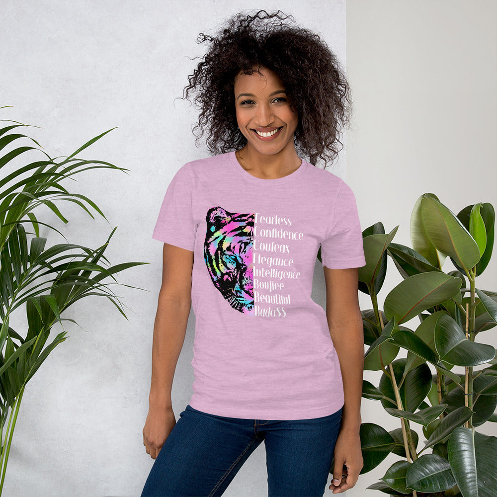 RAINBOW TIGER T-Shirt - Fearless Confidence Coufeax™