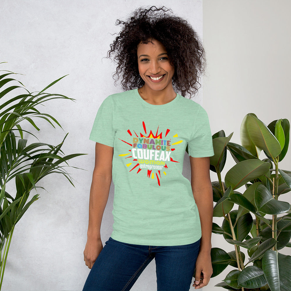 Dynamite Fabumous Coufeax Women Entrepreneur Short-Sleeve T-Shirt - Fearless Confidence Coufeax™