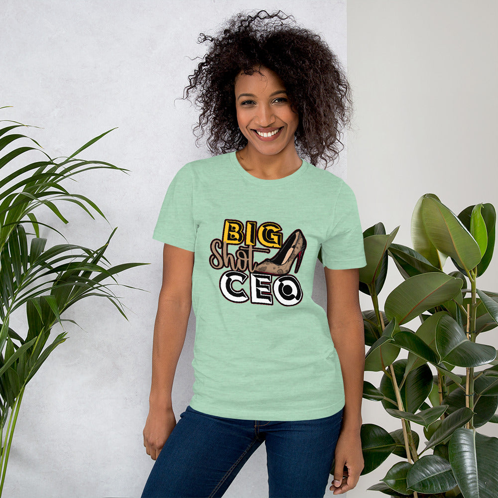 Big Shot CEO Short-Sleev T-Shirt - Fearless Confidence Coufeax™