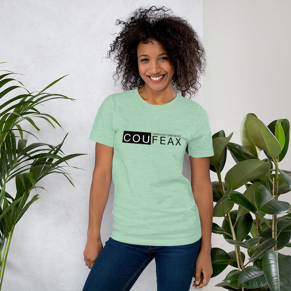 FEAR/LESS CONFIDENCE COUFEAX Short-Sleeve  T-Shirt - Fearless Confidence Coufeax™