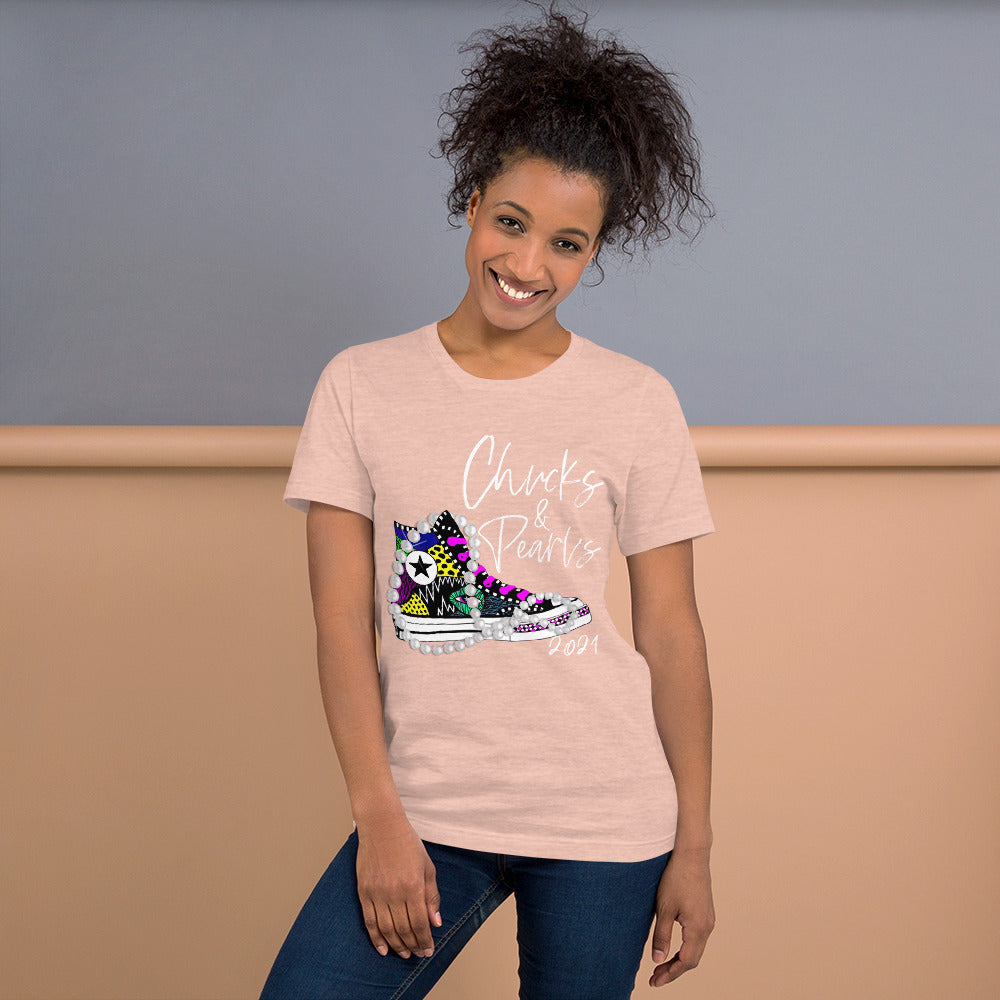 Chucks & Pearls 2021 T-Shirt - Fearless Confidence Coufeax™