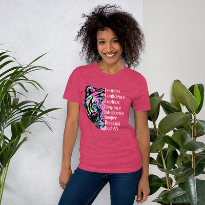 RAINBOW TIGER T-Shirt - Fearless Confidence Coufeax™